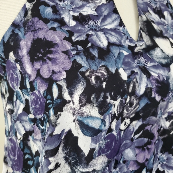ASTR Floral Print Cutout Tank XS - Picture 6 of 9